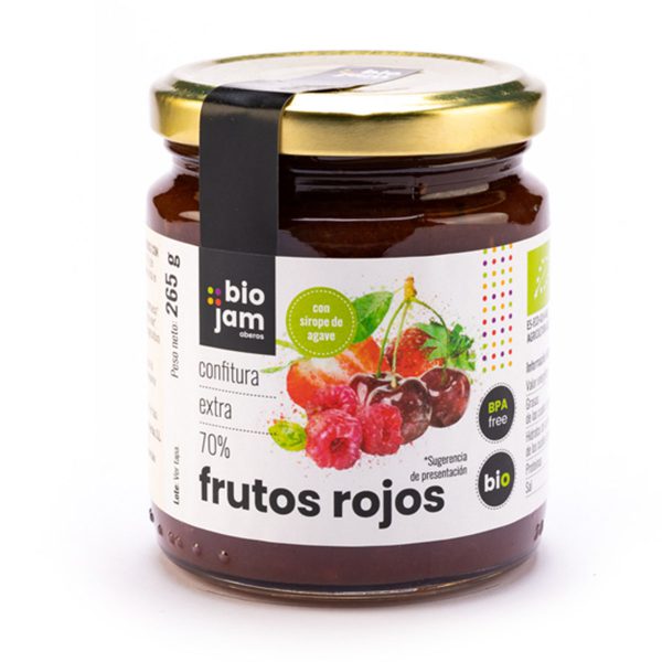 Mermelada de Frutos Rojos con Sirope de agave