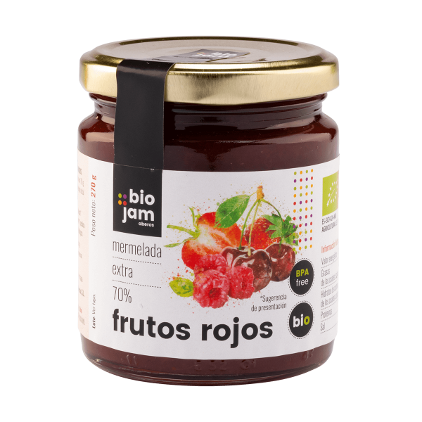 Mermelada de Frutos Rojos con Azúcar de caña